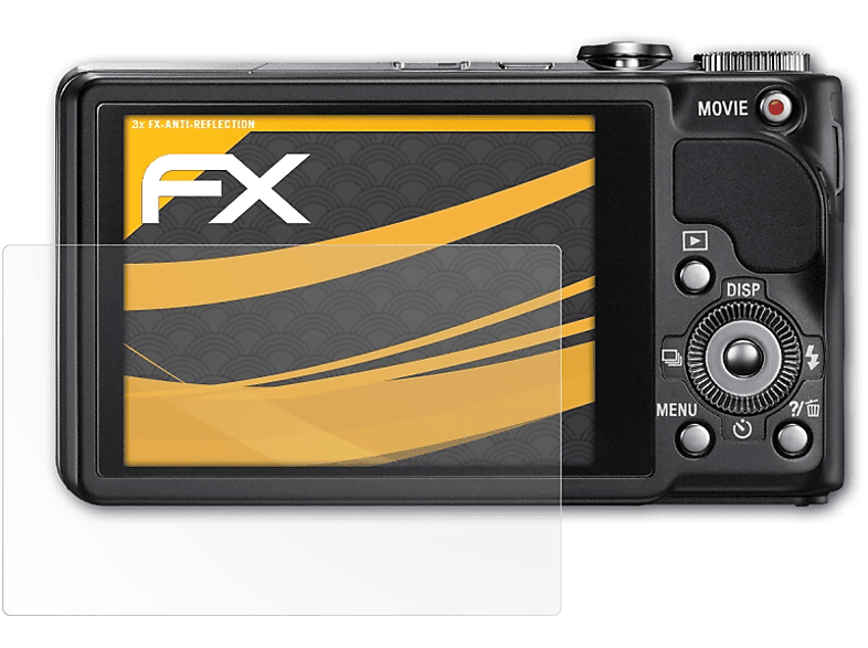 ATFOLIX 3x FX-Antireflex Sony Displayschutz(für DSC-HX9V)