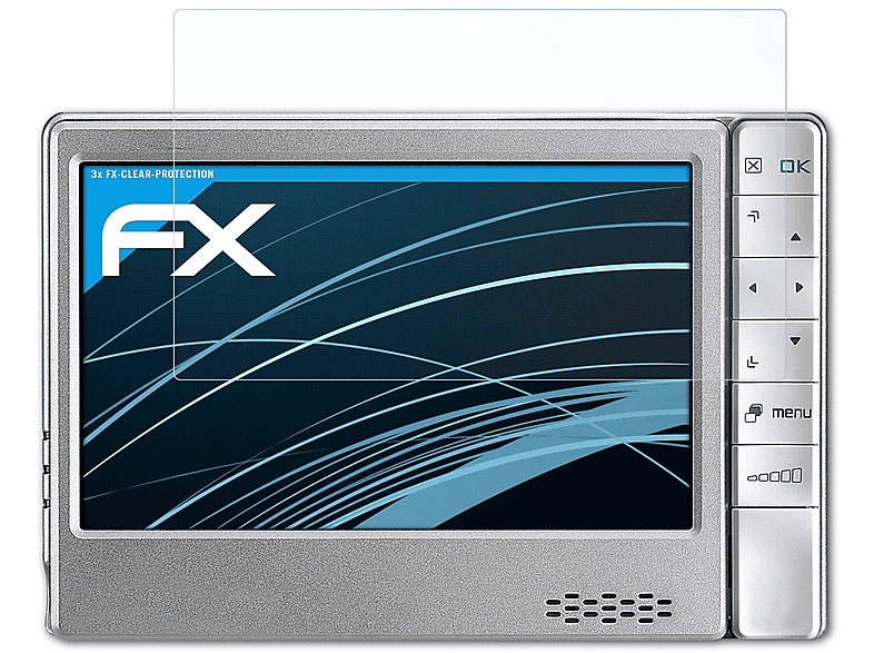 ATFOLIX 3x FX-Clear Displayschutz(für Archos 605 WIFI)