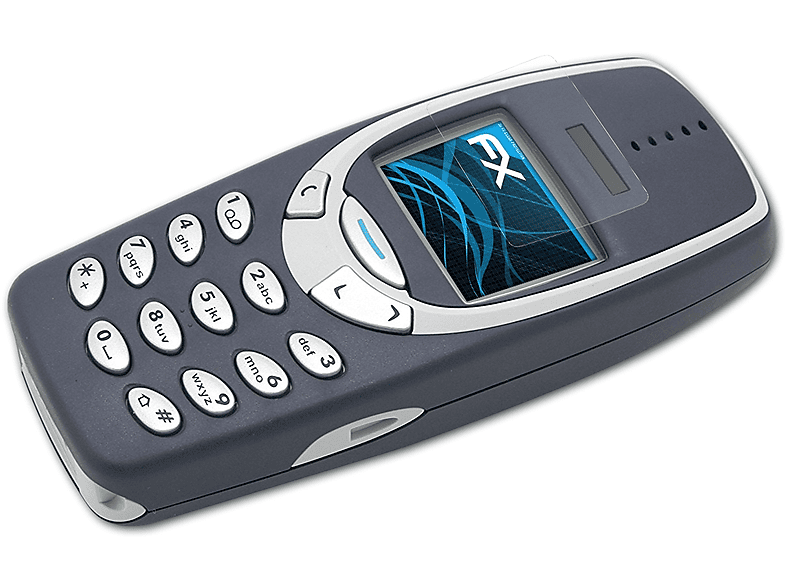 Nokia 3x 3310) FX-Clear ATFOLIX Displayschutz(für