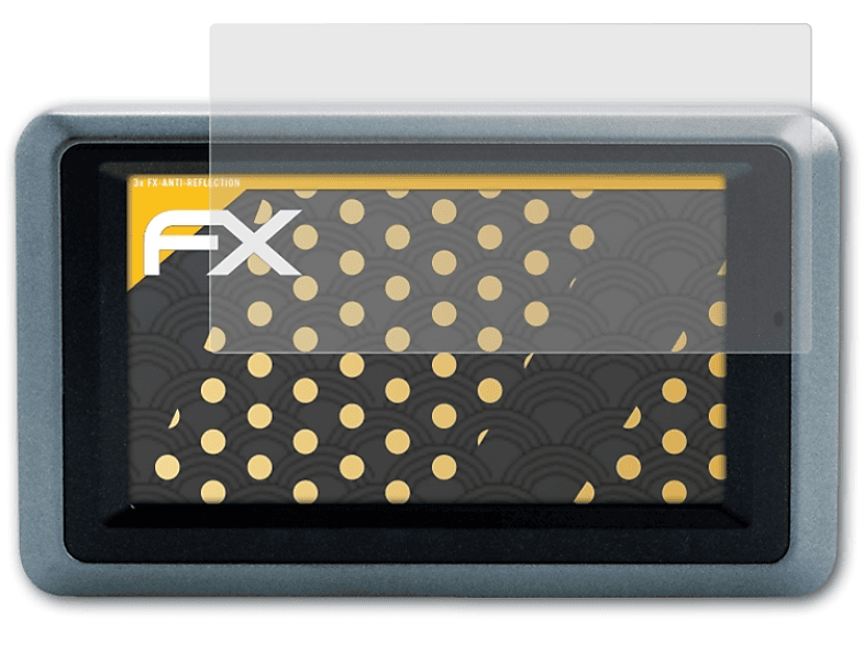 ATFOLIX 3x FX-Antireflex Displayschutz(für Garmin Zumo 660) | Navi-Taschen & -Schutzfolien