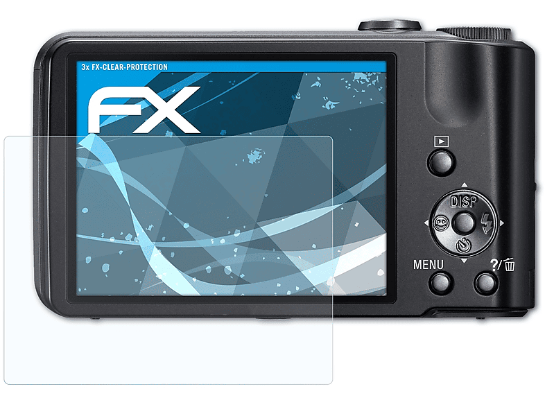 3x Sony DSC-H70) ATFOLIX FX-Clear Displayschutz(für