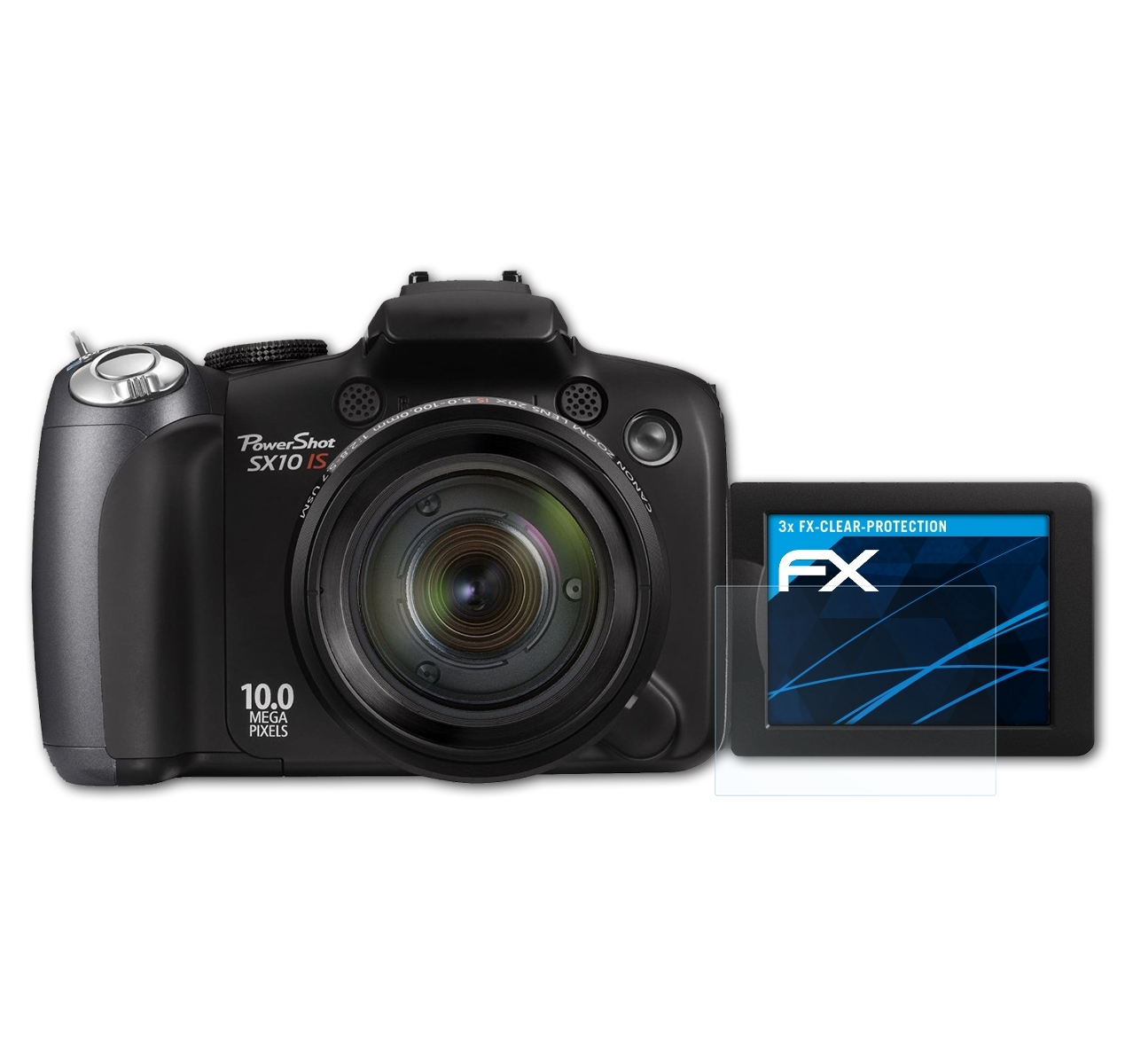 SX10 ATFOLIX 3x IS) Canon FX-Clear Displayschutz(für PowerShot