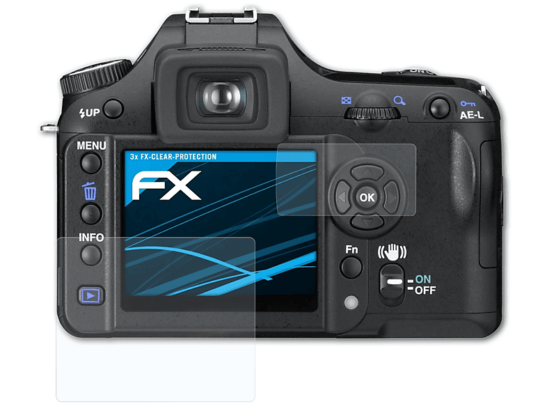 Super) Pentax Displayschutz(für 3x K100D FX-Clear ATFOLIX