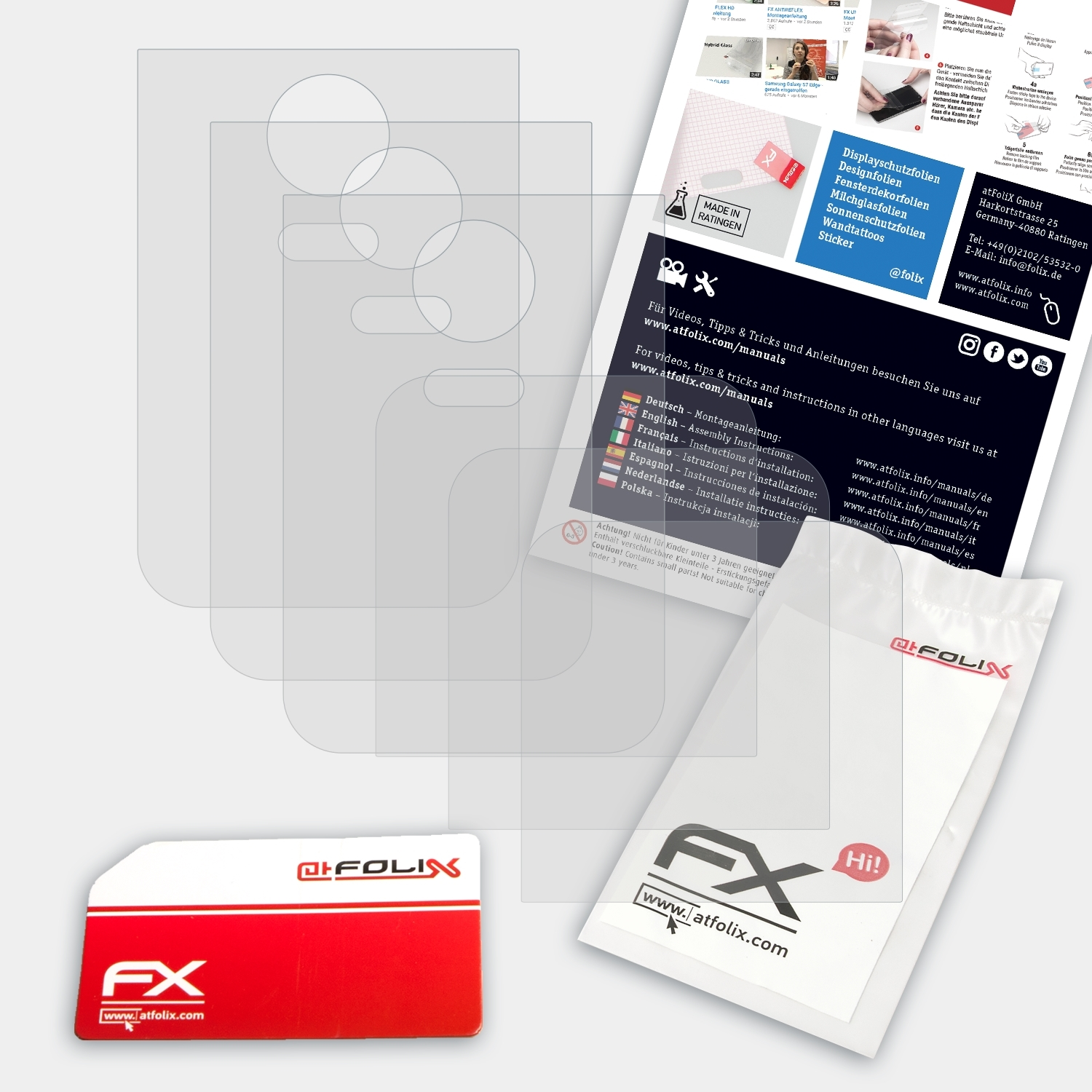 ATFOLIX PLAYFULL) FX-Antireflex 3x Kodak Displayschutz(für