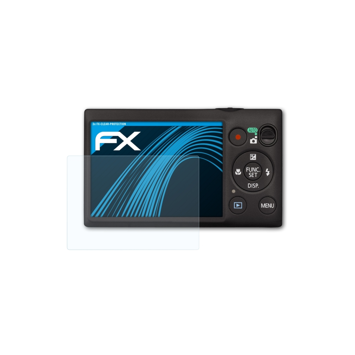 FX-Clear ATFOLIX Displayschutz(für Digital IXUS HS) Canon 220 3x