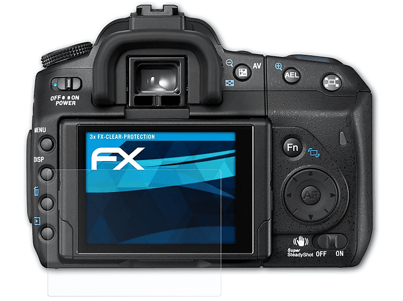 ATFOLIX FX-Clear 3x Displayschutz(für a300 Alpha (DSLR-A300)) Sony