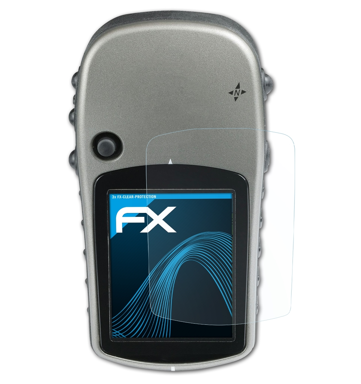ATFOLIX 3x FX-Clear Displayschutz(für Vista Garmin HCx) Etrex