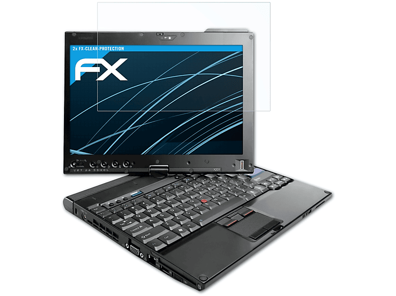 ATFOLIX 2x FX-Clear Displayschutz(für Lenovo ThinkPad X201 Tablet)
