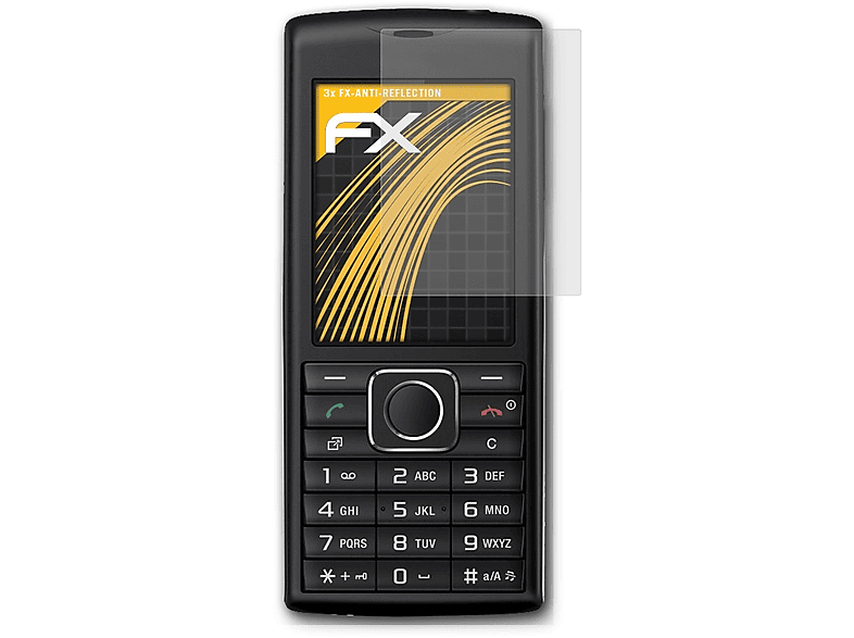 ATFOLIX Displayschutz(für Sony-Ericsson Cedar) FX-Antireflex 3x