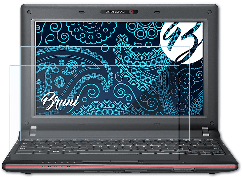 BRUNI 2x Basics-Clear Samsung NC10) Schutzfolie(für