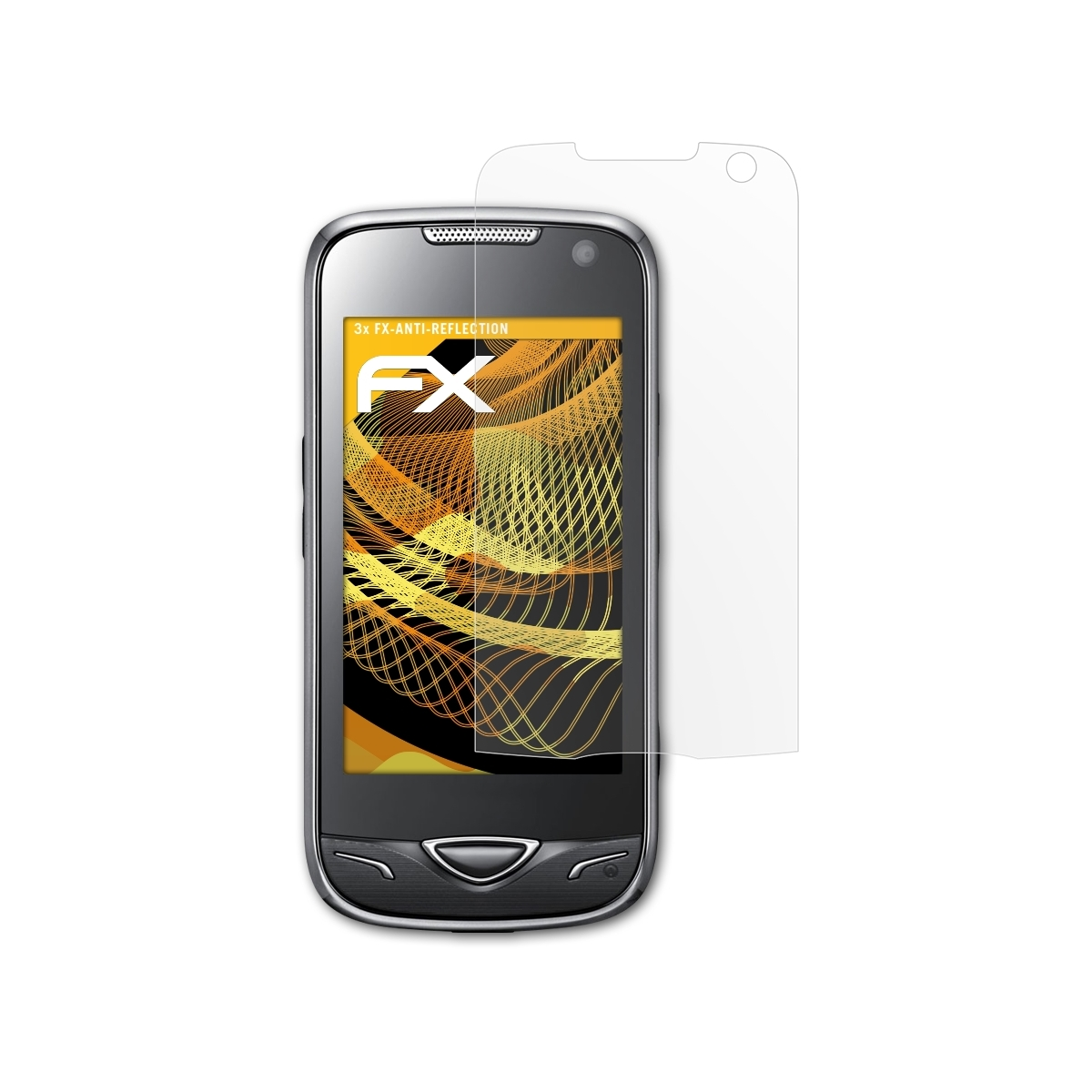 ATFOLIX 3x FX-Antireflex Displayschutz(für B7722i Samsung (GT-B7722))