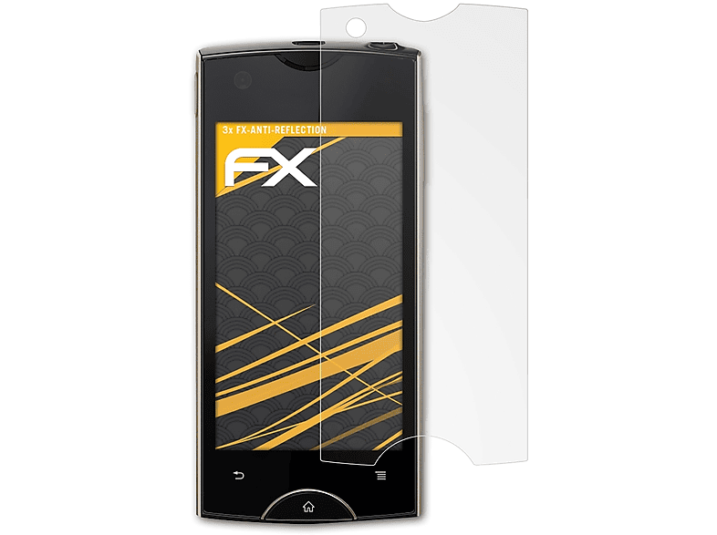 ATFOLIX 3x FX-Antireflex Displayschutz(für Sony-Ericsson Xperia ray)