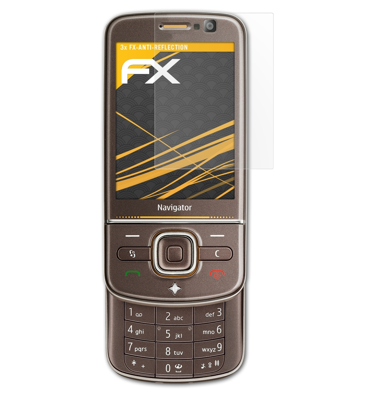 ATFOLIX 3x FX-Antireflex Nokia 6710 Displayschutz(für Navigator)