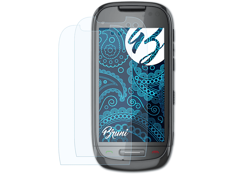 BRUNI C7-00 2x Schutzfolie(für (Astound)) Basics-Clear Nokia