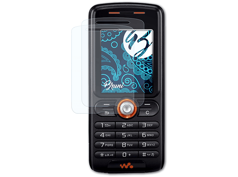 BRUNI Sony-Ericsson Schutzfolie(für 2x W200i) Basics-Clear