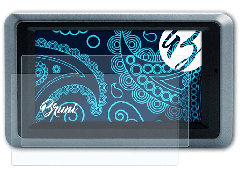 BRUNI 2x Basics-Clear Schutzfolie(für Zumo Garmin 660)