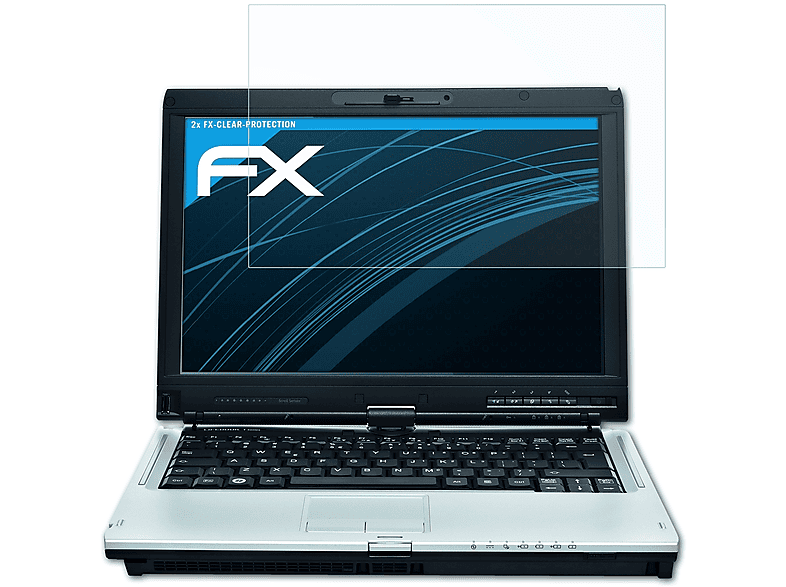 ATFOLIX 2x FX-Clear Displayschutz(für Fujitsu Lifebook T900)