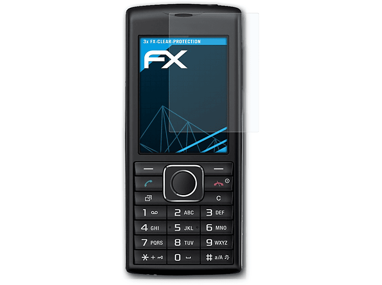 Displayschutz(für FX-Clear Cedar) ATFOLIX 3x Sony-Ericsson