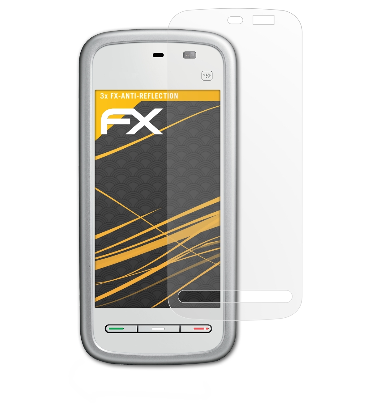 ATFOLIX 3x FX-Antireflex Nokia Nuron) Displayschutz(für 5230