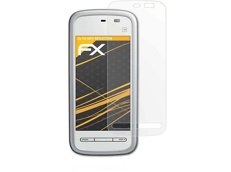 ATFOLIX 3x FX-Antireflex Displayschutz(für 5230 Nuron) Nokia
