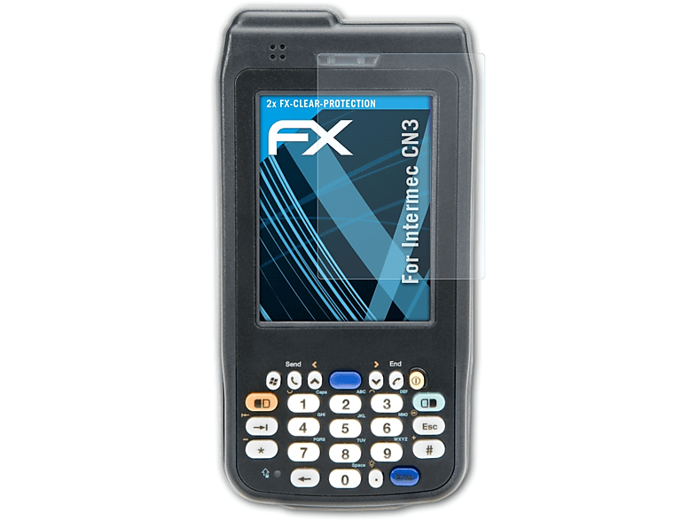 ATFOLIX 2x FX-Clear Displayschutz(für Intermec CN3)