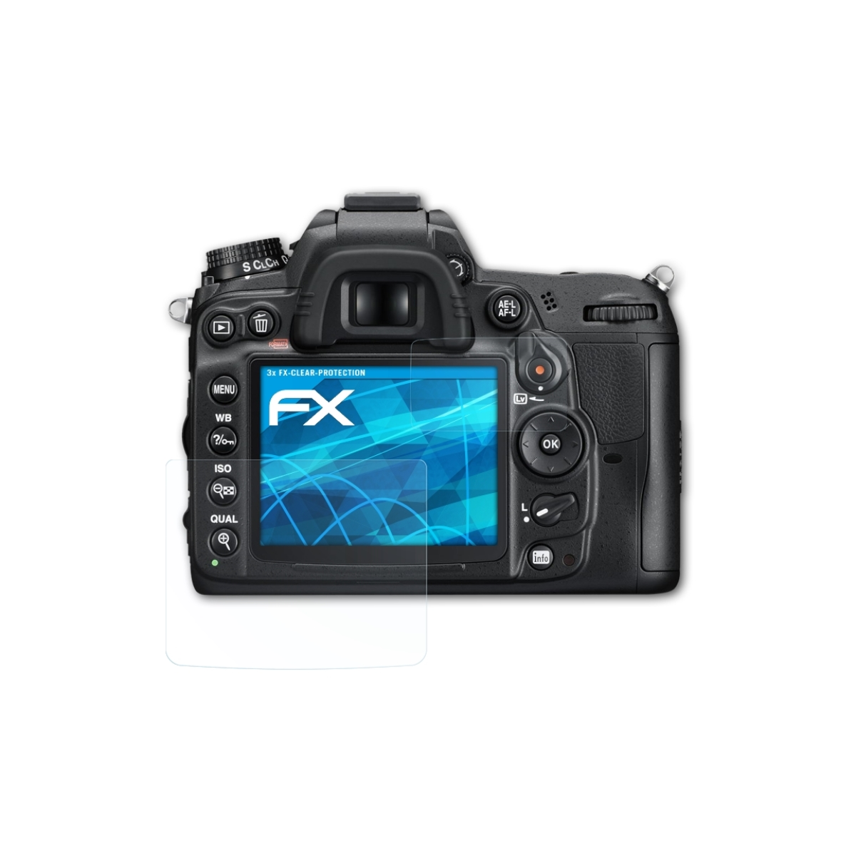 FX-Clear 3x ATFOLIX Displayschutz(für D7000) Nikon