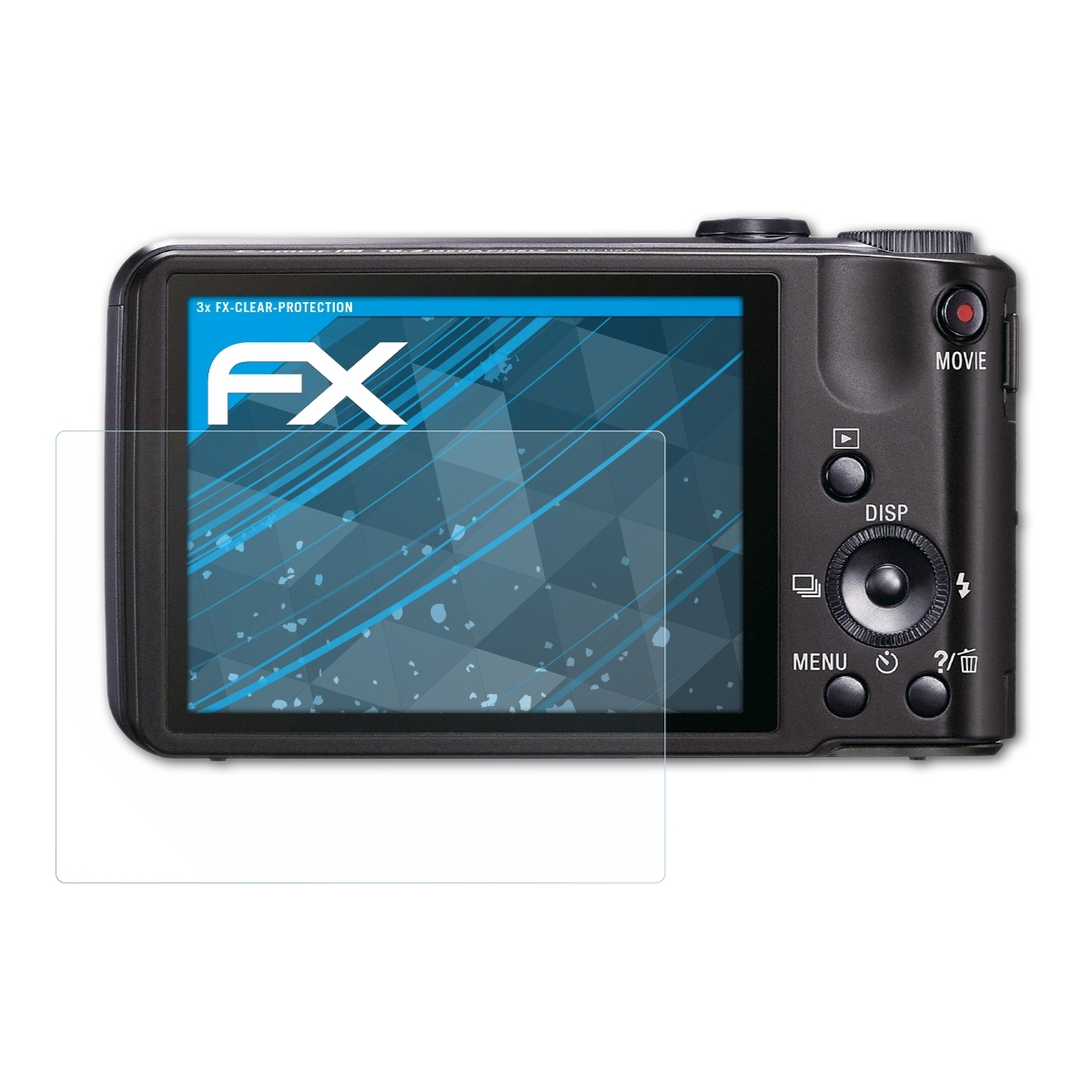 FX-Clear 3x Displayschutz(für Sony ATFOLIX DSC-HX7V)