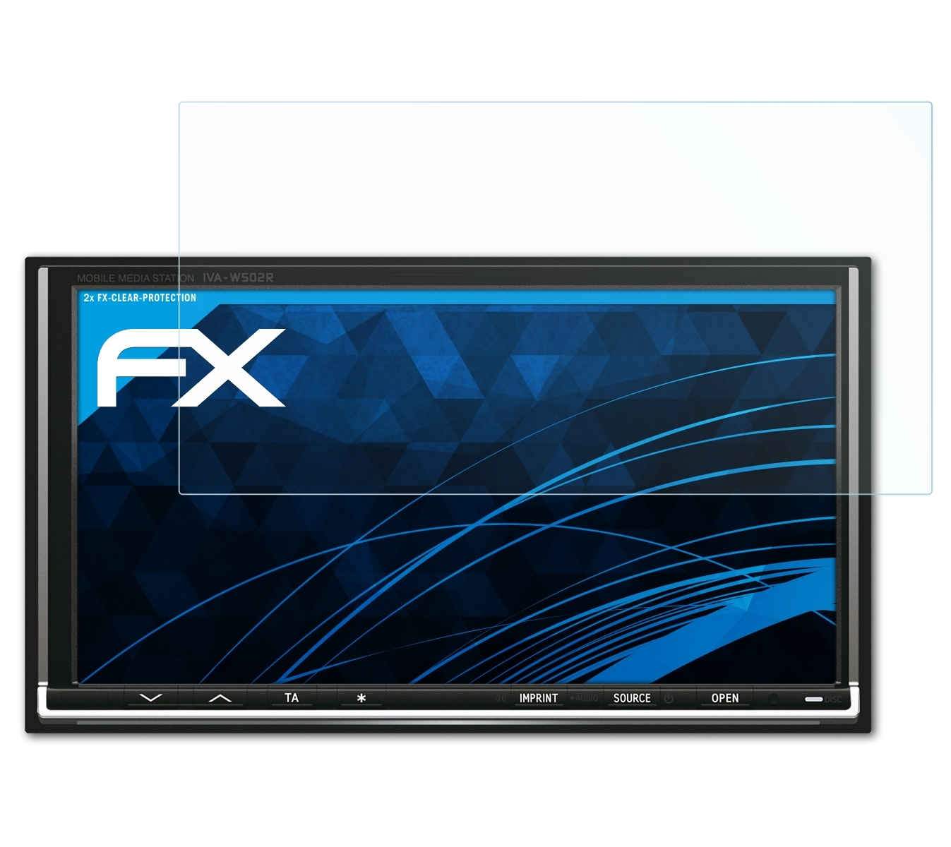 Displayschutz(für Alpine FX-Clear ATFOLIX 2x IVA-W502R)