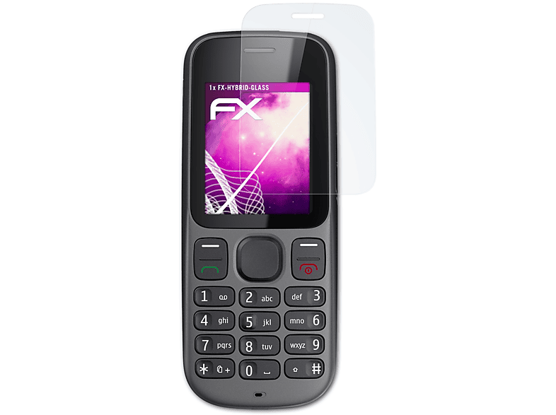 Nokia 100) FX-Hybrid-Glass Schutzglas(für ATFOLIX