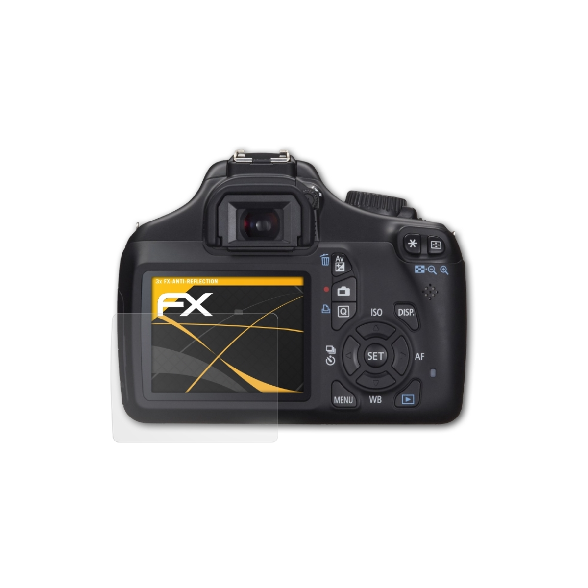 EOS Displayschutz(für ATFOLIX Canon 3x 1100D) FX-Antireflex