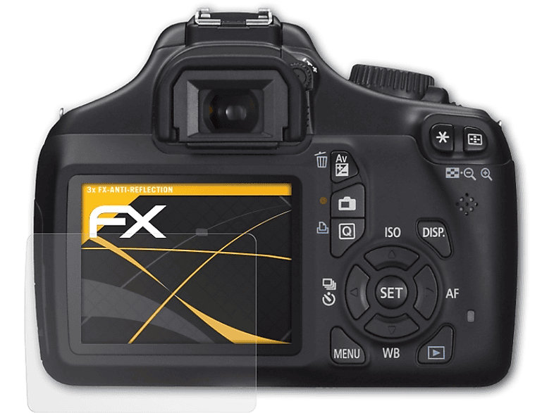 ATFOLIX 3x FX-Antireflex Displayschutz(für 1100D) Canon EOS