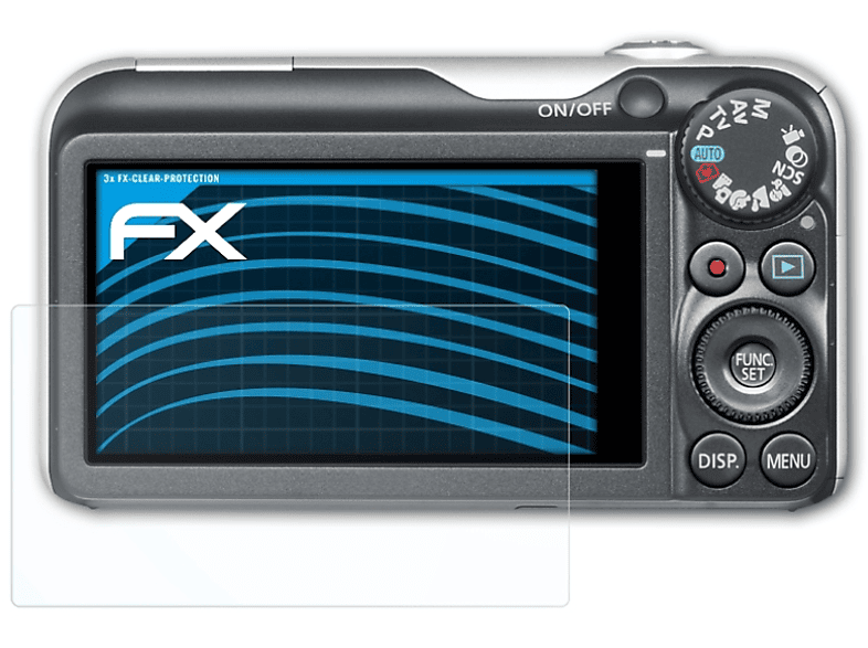 Sonderpreisaktion ATFOLIX 3x FX-Clear Displayschutz(für Canon HS) SX220 PowerShot