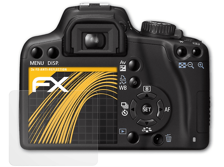 ATFOLIX 3x FX-Antireflex Displayschutz(für Canon EOS 1000D)