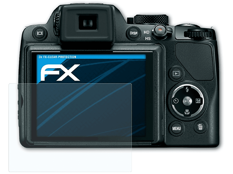 ATFOLIX 3x FX-Clear Displayschutz(für Nikon Coolpix P100)