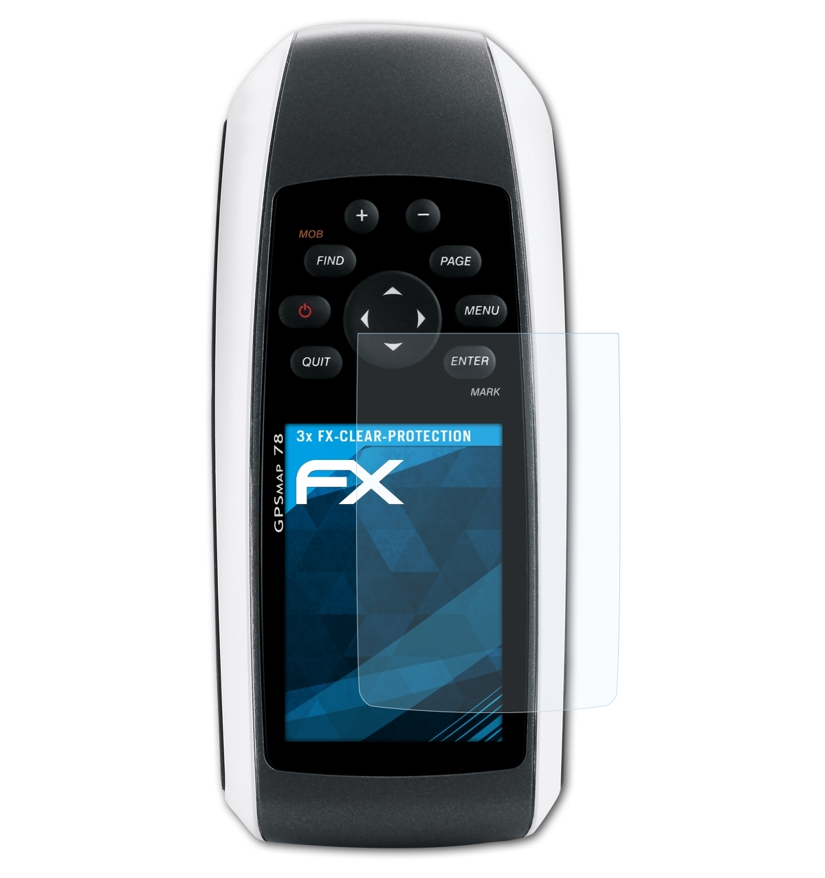ATFOLIX 3x Displayschutz(für GPSMap Garmin FX-Clear 78)