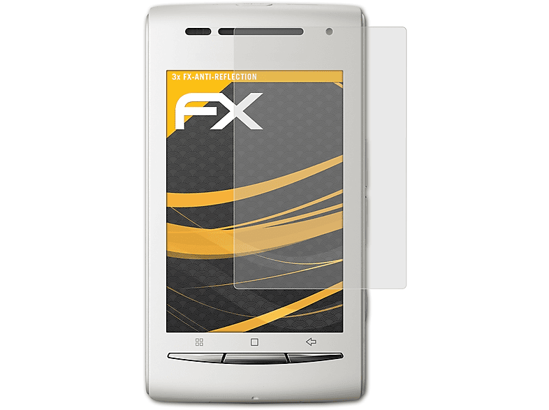 FX-Antireflex Xperia 3x Displayschutz(für ATFOLIX X8) Sony-Ericsson