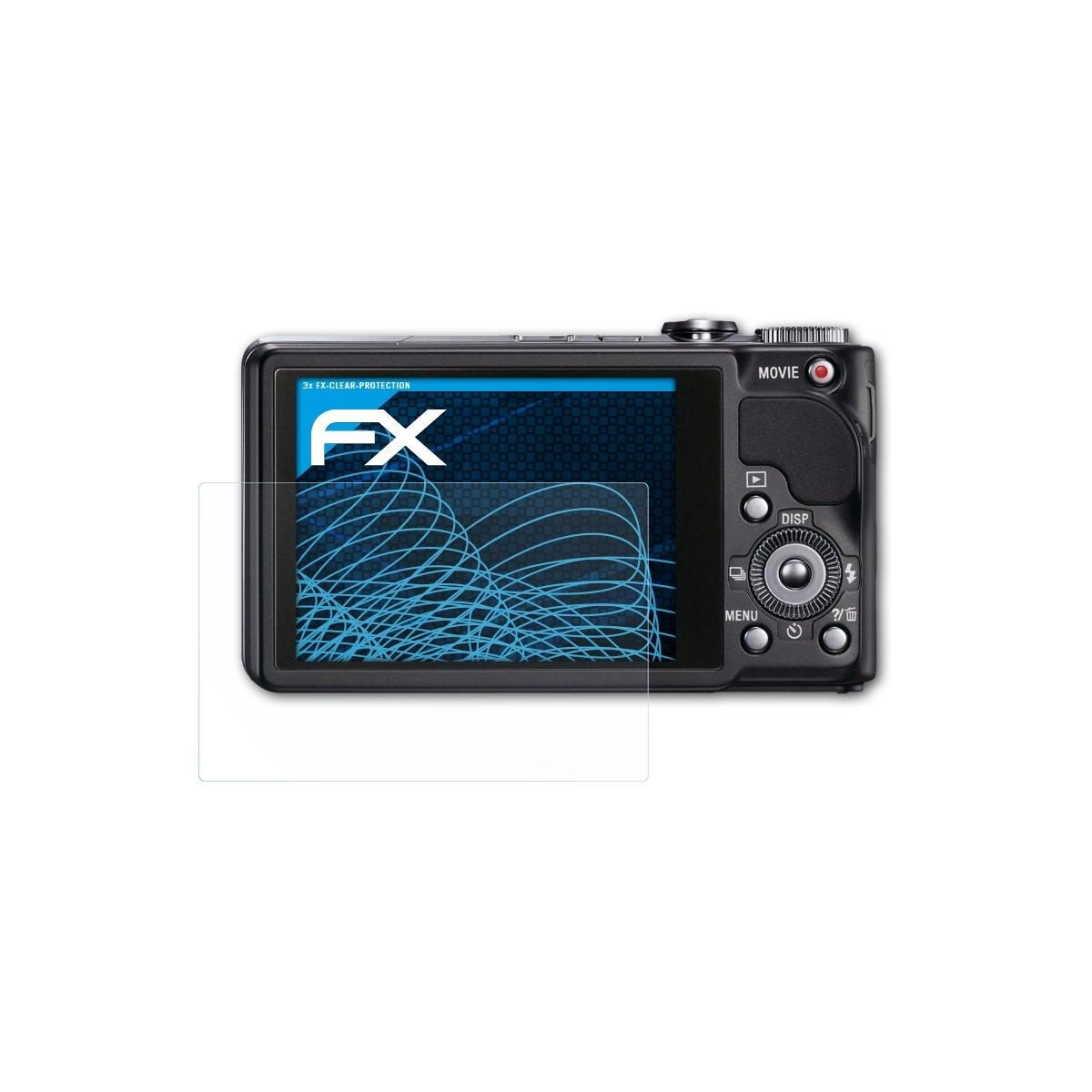 Displayschutz(für 3x Sony DSC-HX9V) ATFOLIX FX-Clear