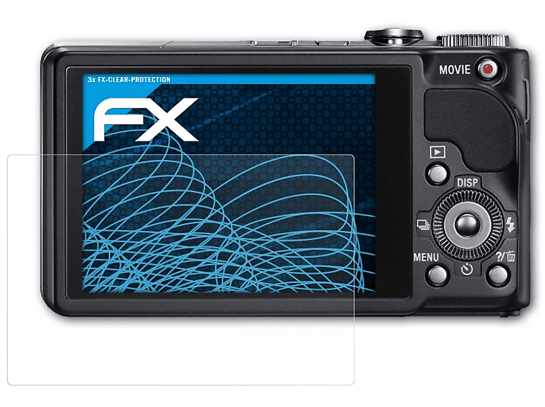 3x FX-Clear ATFOLIX DSC-HX9V) Displayschutz(für Sony