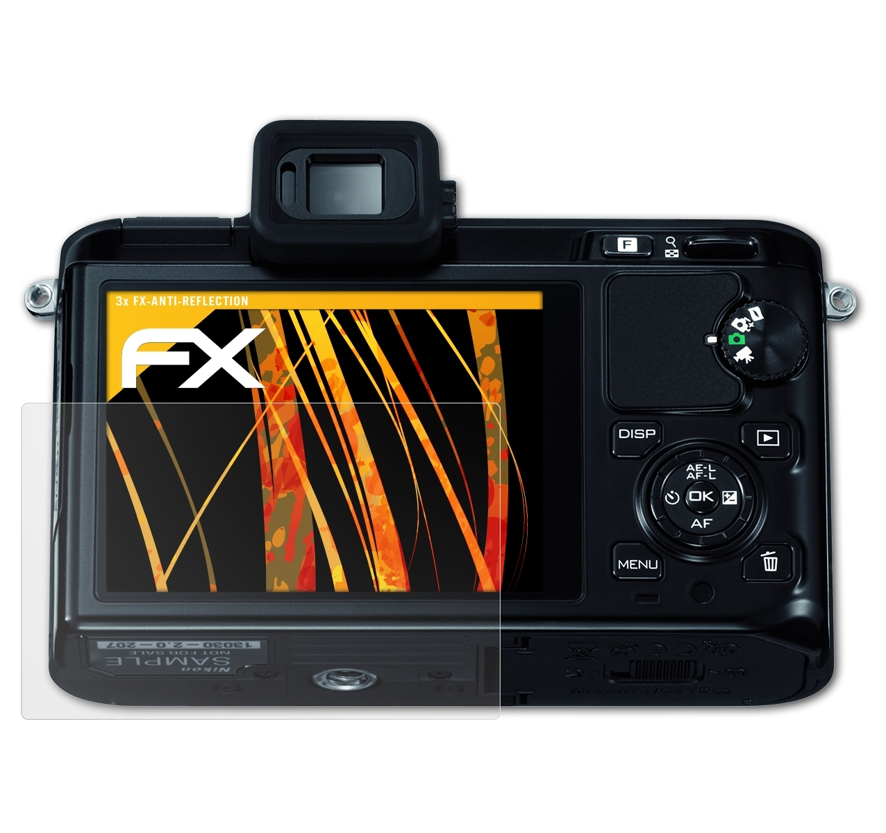 1 3x Displayschutz(für J1) Nikon ATFOLIX FX-Antireflex