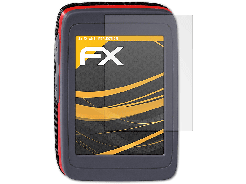 ATFOLIX 3x FX-Antireflex Displayschutz(für Falk IBEX 40 Cross)