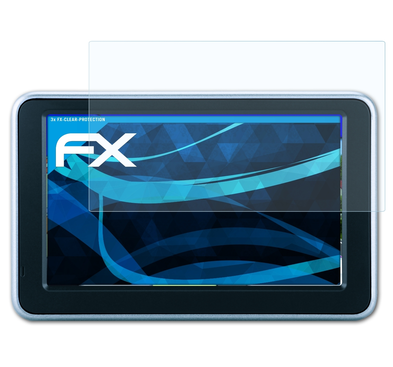 ATFOLIX 3x FX-Clear 2460) Garmin Displayschutz(für nüvi