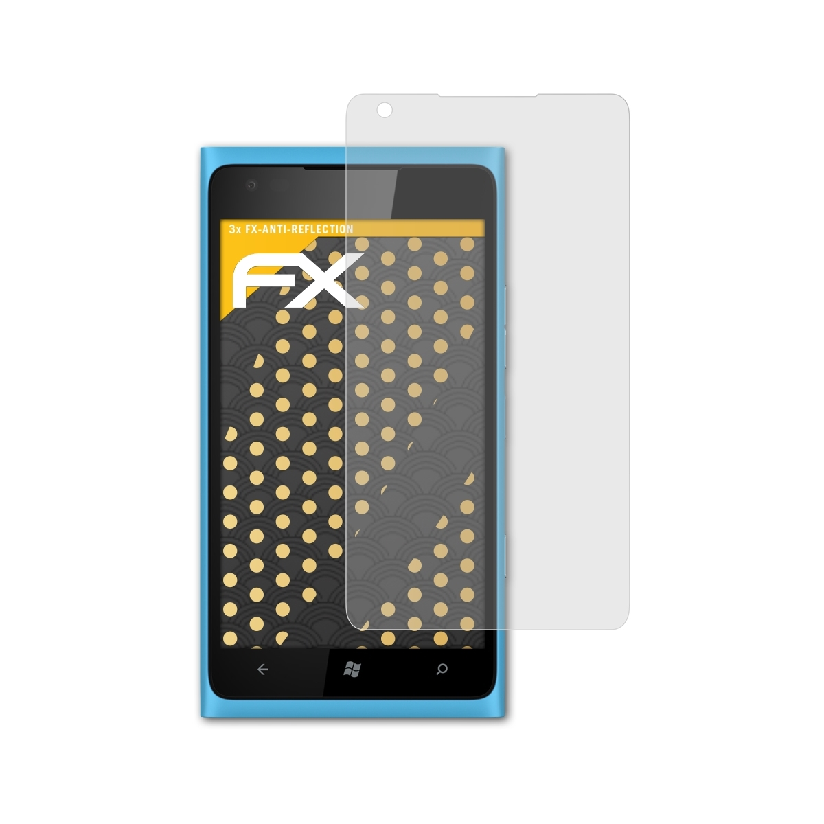 ATFOLIX 3x FX-Antireflex Nokia Lumia 900) Displayschutz(für