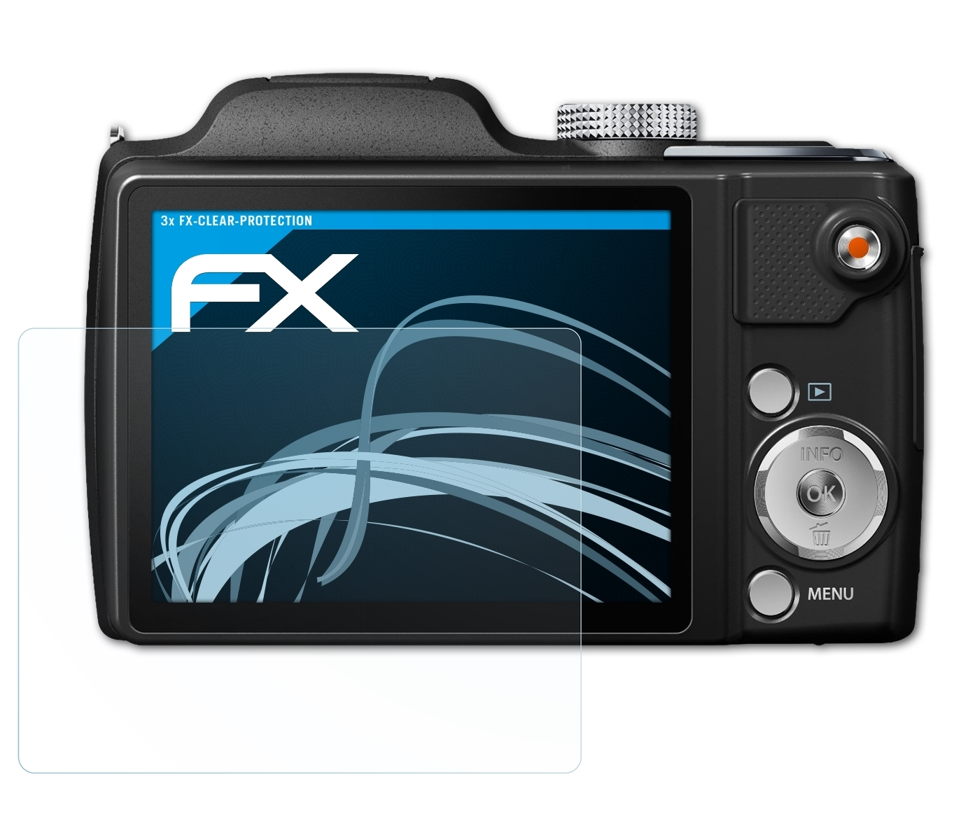 FX-Clear Displayschutz(für 3x SP-720UZ) ATFOLIX Olympus