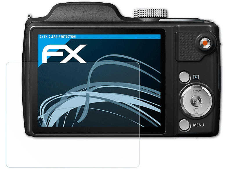 ATFOLIX 3x FX-Clear Displayschutz(für Olympus SP-720UZ)