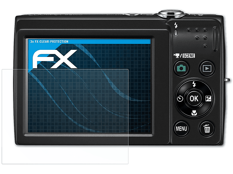 ATFOLIX 3x FX-Clear Displayschutz(für Nikon Coolpix S2500)