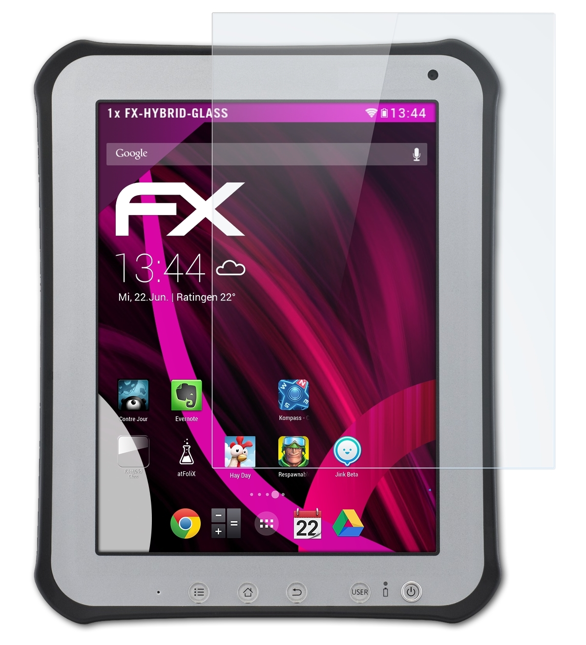 FZ-A1) ToughPad Panasonic Schutzglas(für ATFOLIX FX-Hybrid-Glass