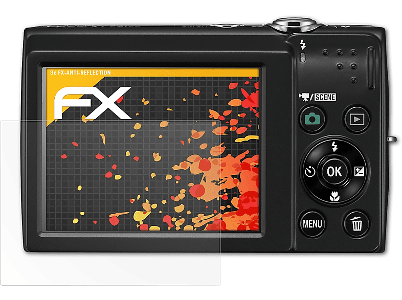 ATFOLIX 3x S2500) Nikon Coolpix Displayschutz(für FX-Antireflex