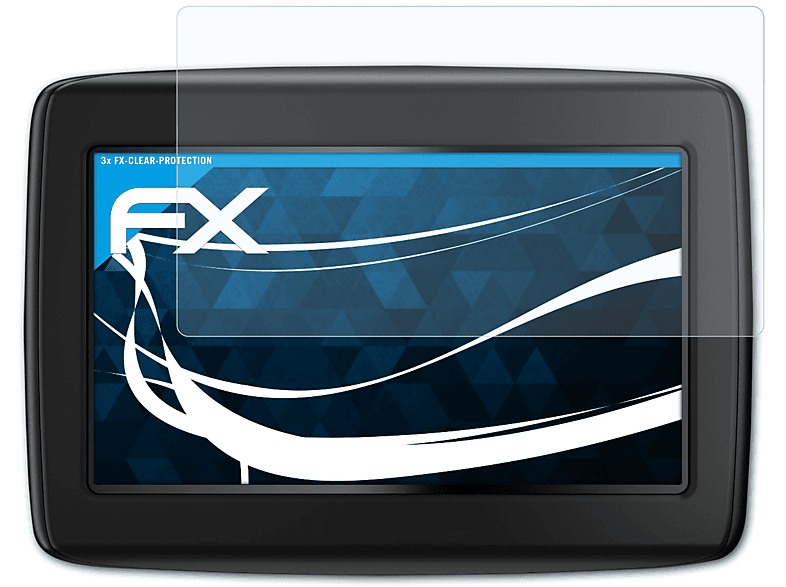 ATFOLIX 3x FX-Clear Displayschutz(für TomTom Start 20)