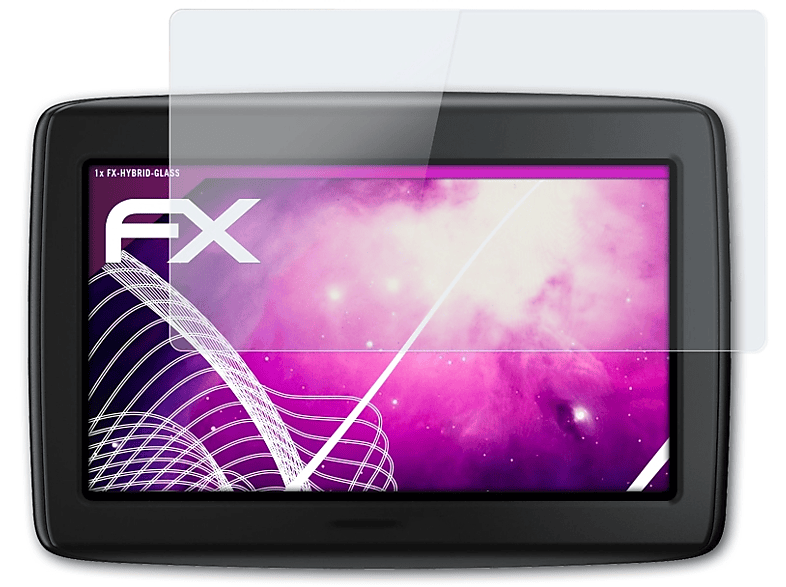 ATFOLIX FX-Hybrid-Glass Schutzglas(für TomTom Start 25)