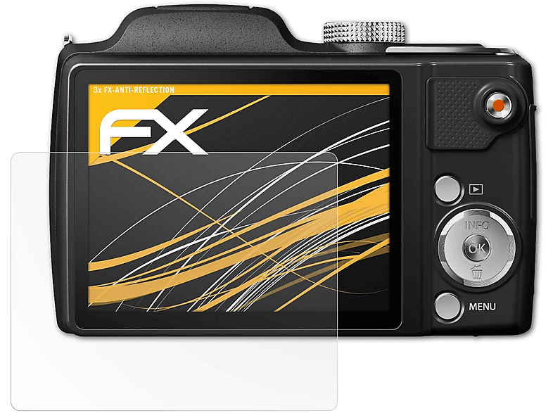 ATFOLIX 3x FX-Antireflex Displayschutz(für Olympus SP-720UZ)